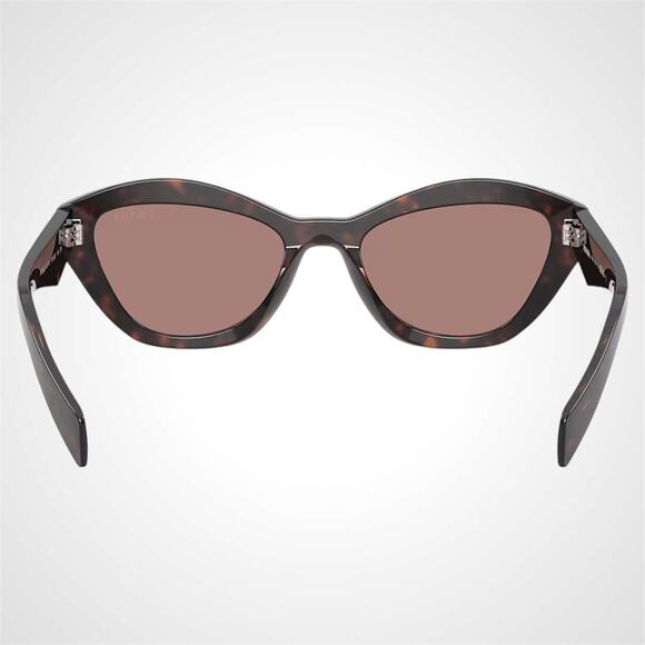 New PRADA Sunglasses Brown Root Tortoise Butterfly Brown Lens - Picture 4 of 6